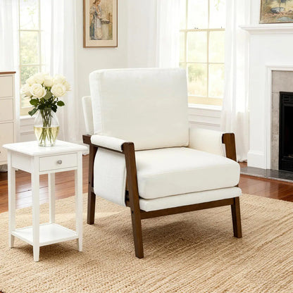 Dark Brown Accent Chair