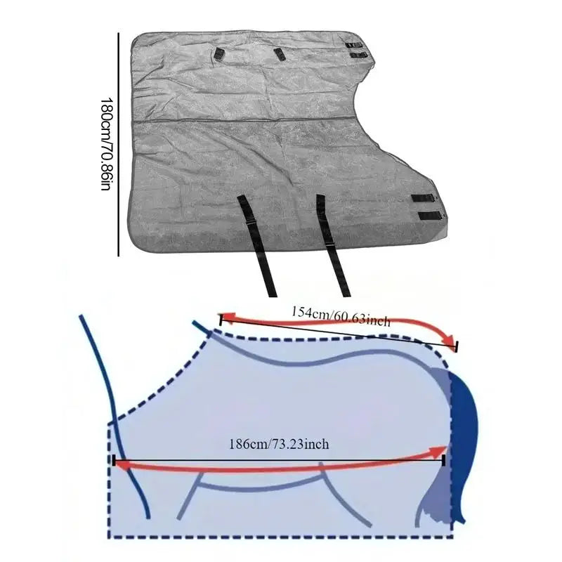 Mesh Fly Sheet For Horses Adjustable