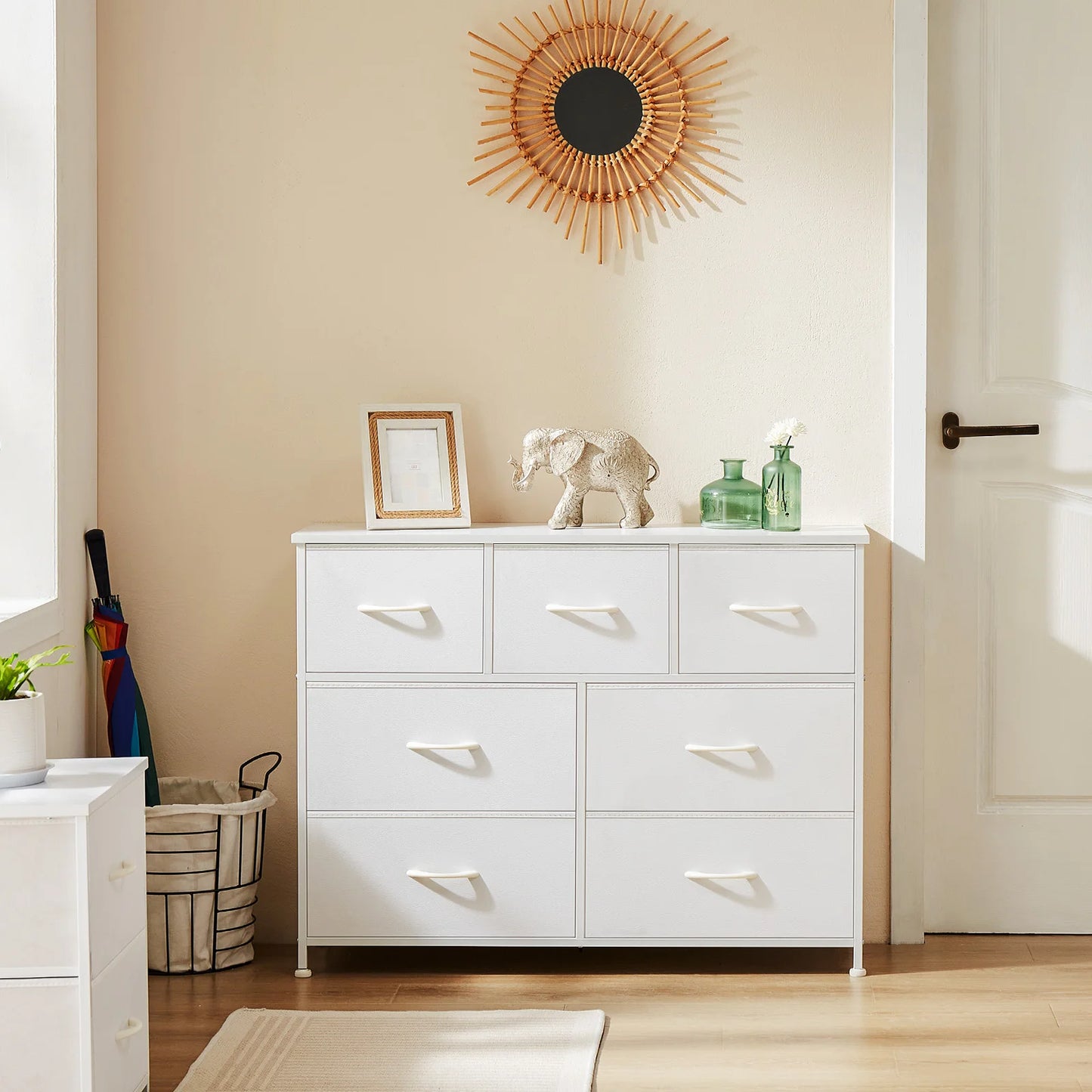 Desser With 7 Fabric Drawers