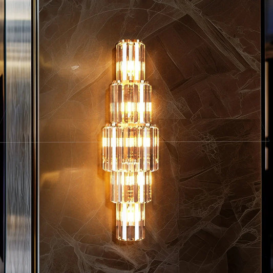 LUVODI Modern Crystal Wall Lamp