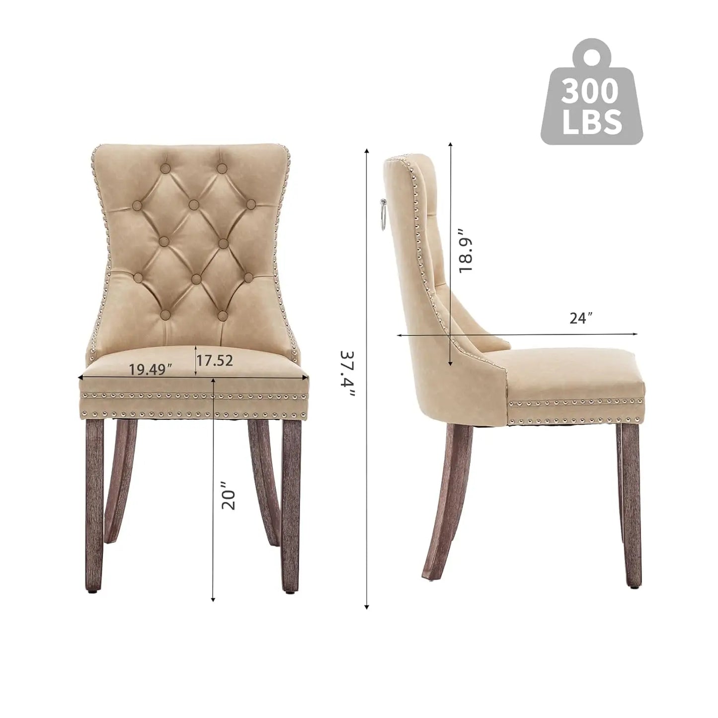 Leather Dining Chairs Set of 6