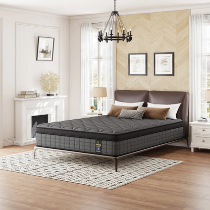 12"14""Gel Memory Foam Hybrid Pocket Spring Mattress