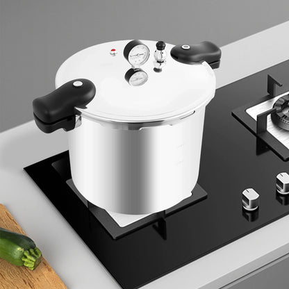 22L Thickened Explosion-Proof Pressure Cooker with Pressure Gauge and Safety Valve