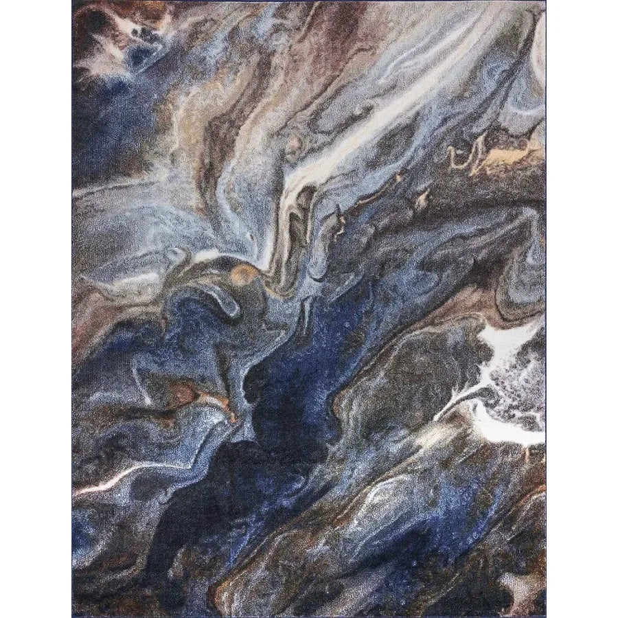 5x7 Navy Area Rug
