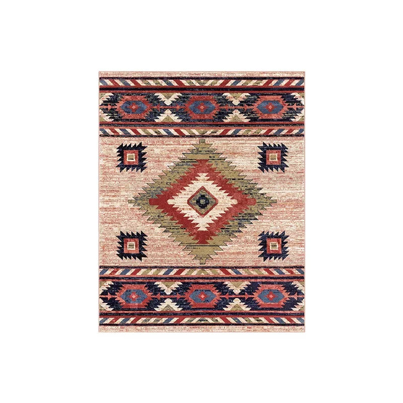 VIKAMA Moroccan Crystal Velvet Large Area Carpet | Decorative Floor Rug for Living Room Sofa Bedroom Home Decor