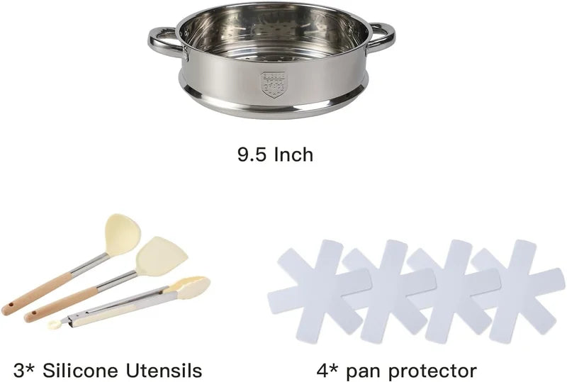 16PCS Pots and Pans Set Non Stick Cookware Set