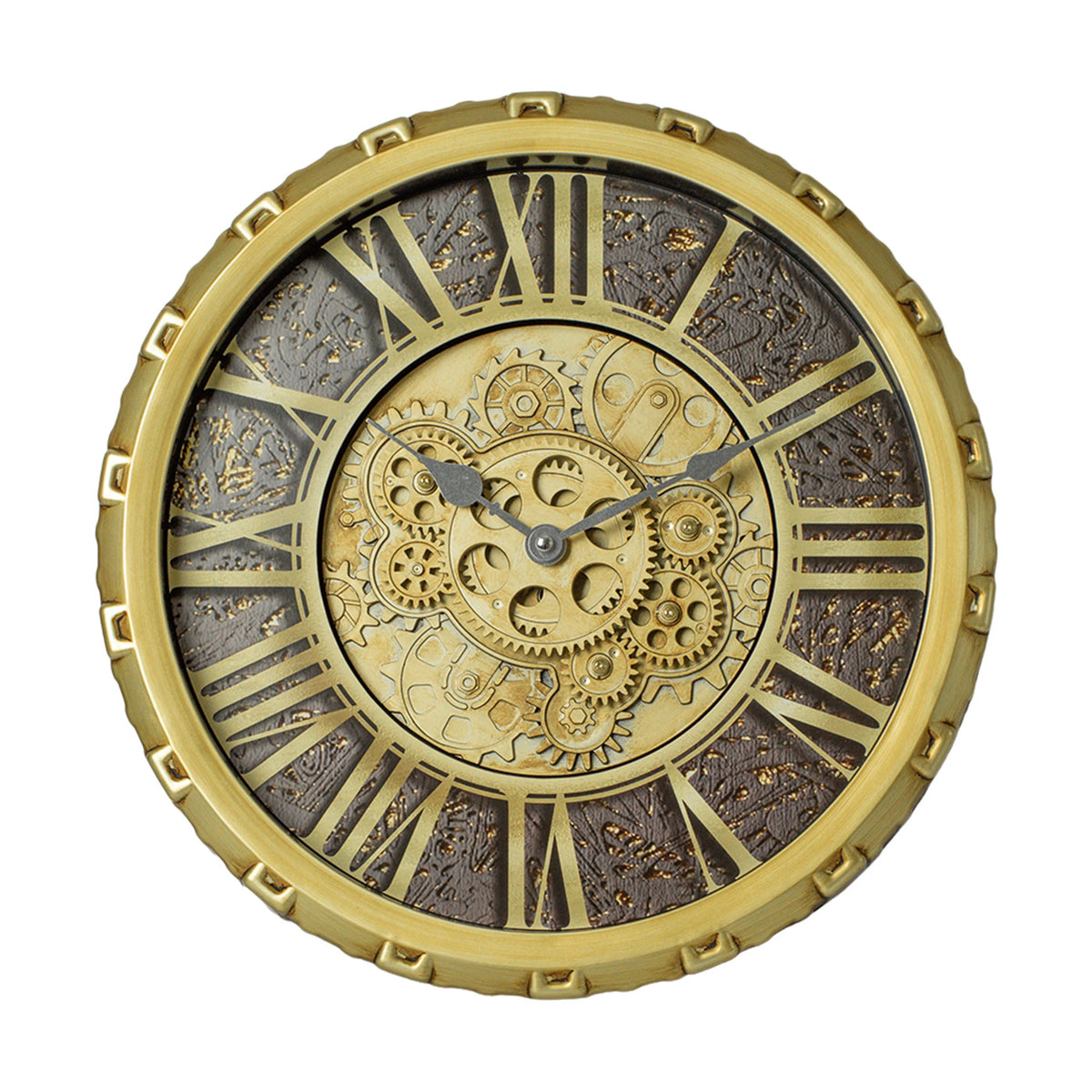 TIMESS 15/18inch Vintage Gear Wall Clock