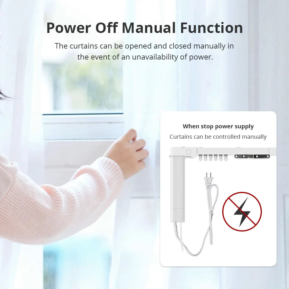 WiFi Electric Sliding Curtain Track