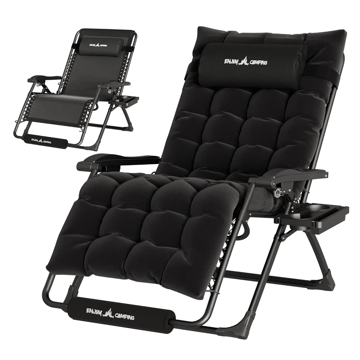 Zero Gravity Chair 33In XXL Patio Reclining Chair