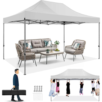 10x15 Heavy Duty Pop up Canopy Ten