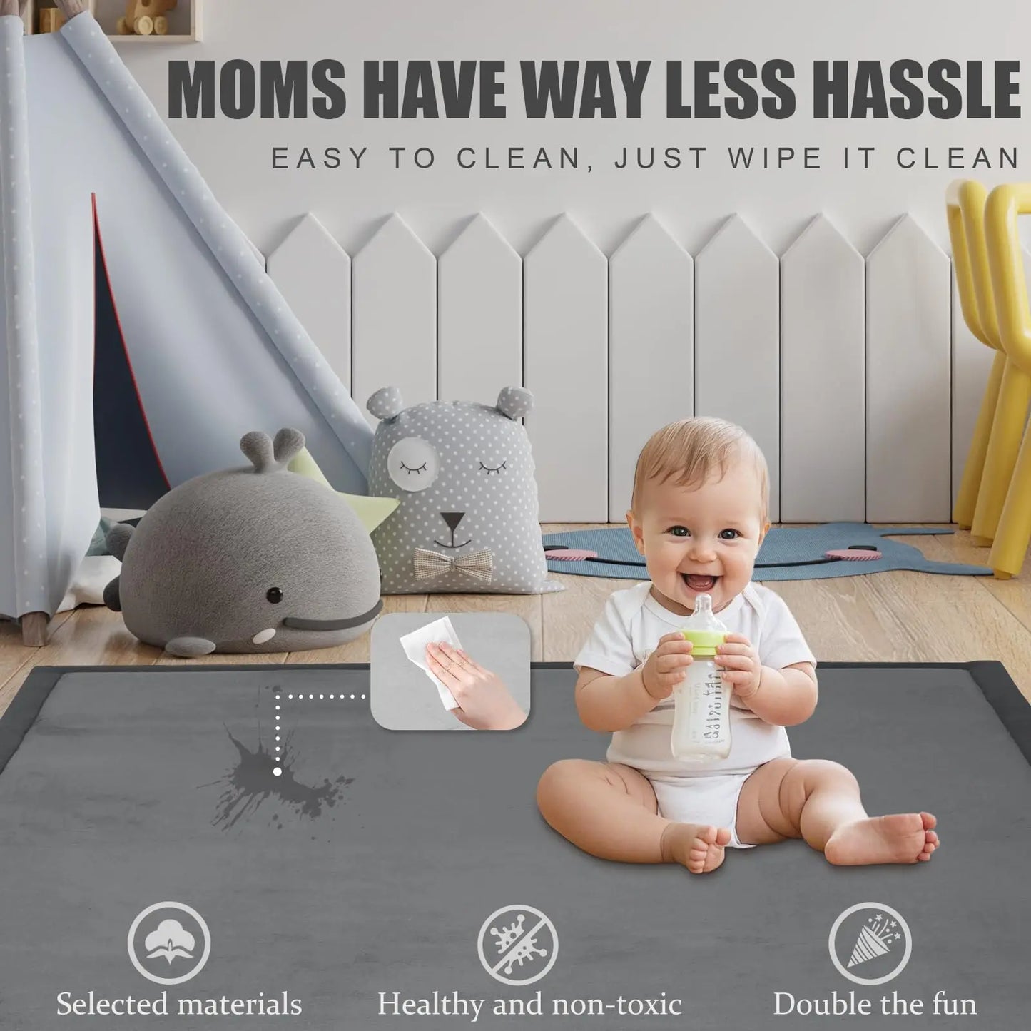 Large 2cm Thick Baby Play Mat