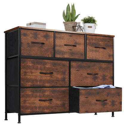 Desser With 7 Fabric Drawers