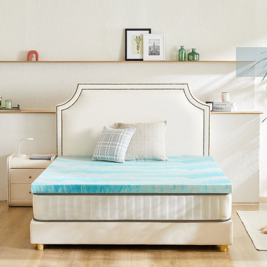 JHK 2-4 Inch Memory Foam Soft Mattress Topper