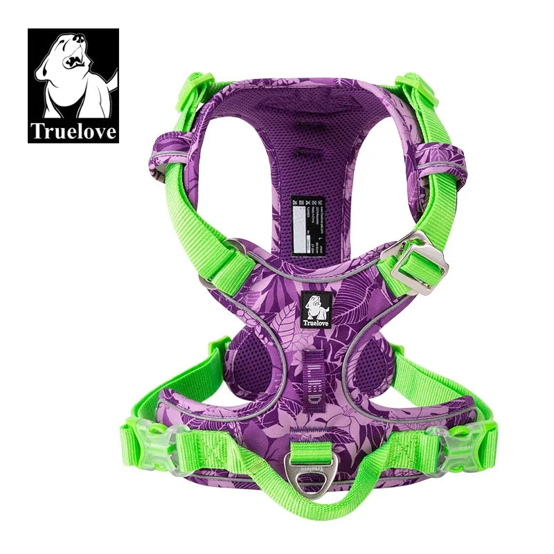 Camouflage Reflective Nylon Dog Harness