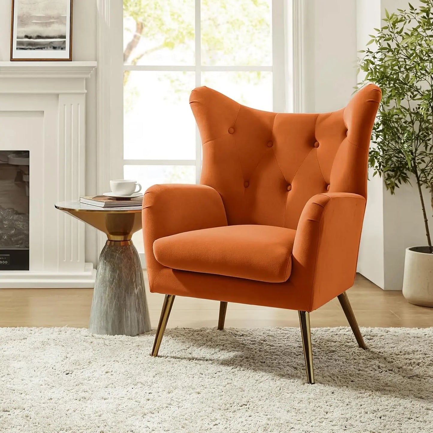 Velvet Accent Chair