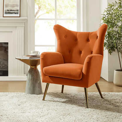 Velvet Accent Chair