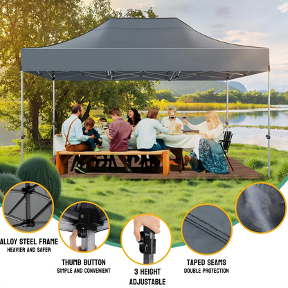 10x15 Heavy Duty Pop up Canopy Ten