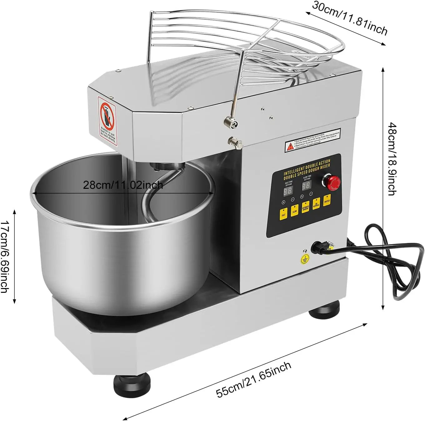 750W Rotating Food Mixer