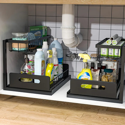 [Sliding Pull-out Cabinet Rack]