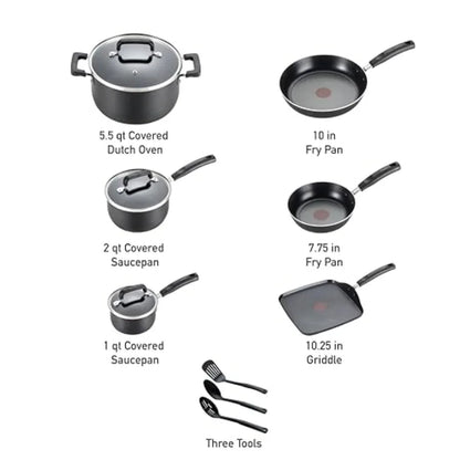 T-Fal Signature Nonstick Pots and Pans Set 12 Piece