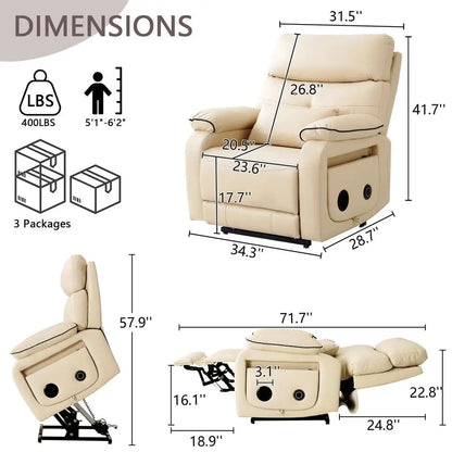 Motor Power Lift Recliner Chair