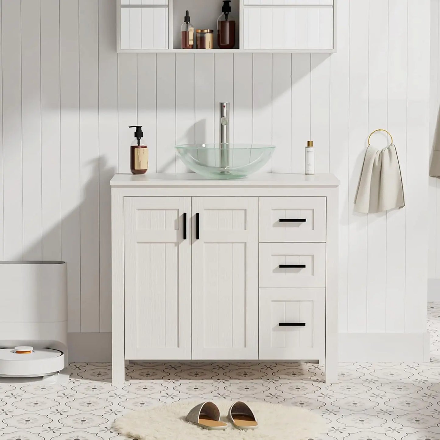 36" Bathroom Vanity Sink Combo