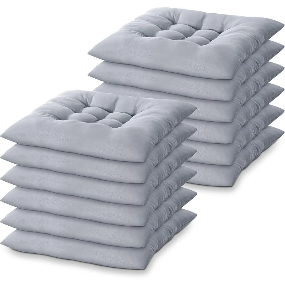 Large Square Seating Cushions  for Reading Corner, Yoga, Meditation, Daycare, Grey