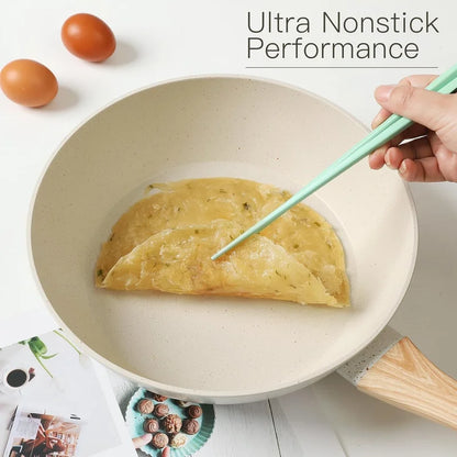 16PCS Pots and Pans Set Non Stick Cookware Set