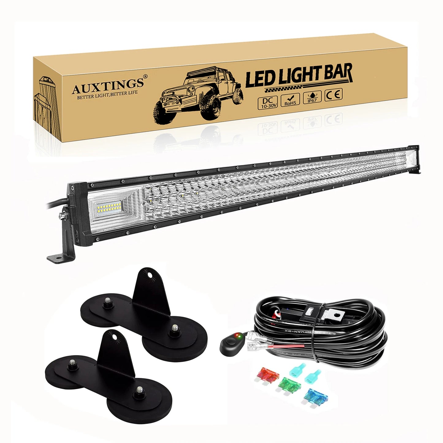 52in Straight 270W-675W Off Road LED Light Bar