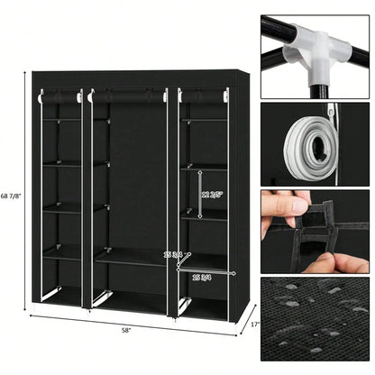 69 Inch Wardrobe Organizer