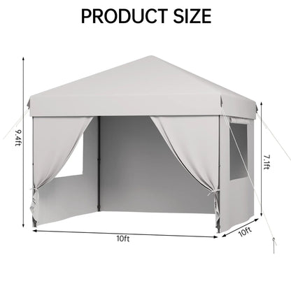 10x10FT Instant Pop Up Canopy Tent
