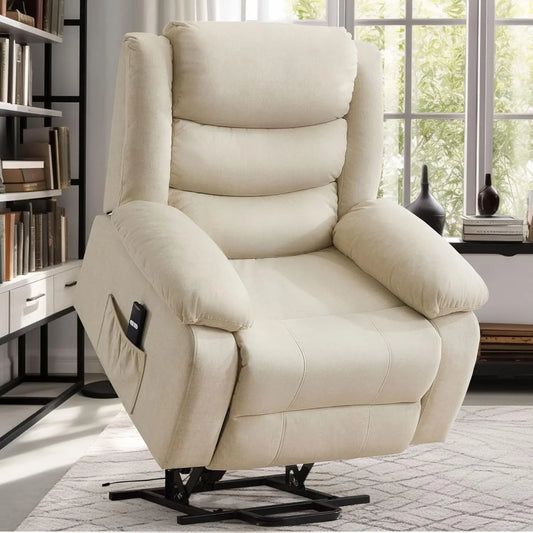 Power Lift Recliner for Elderly, Electric Recliner Chairs with Massage and Heat