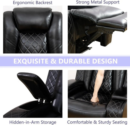 L-Shaped Power Recliner Sofa