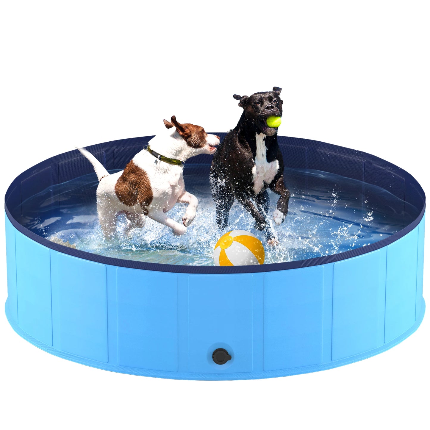 Portable Dog Pool, Foldable Pet Swimming Tub