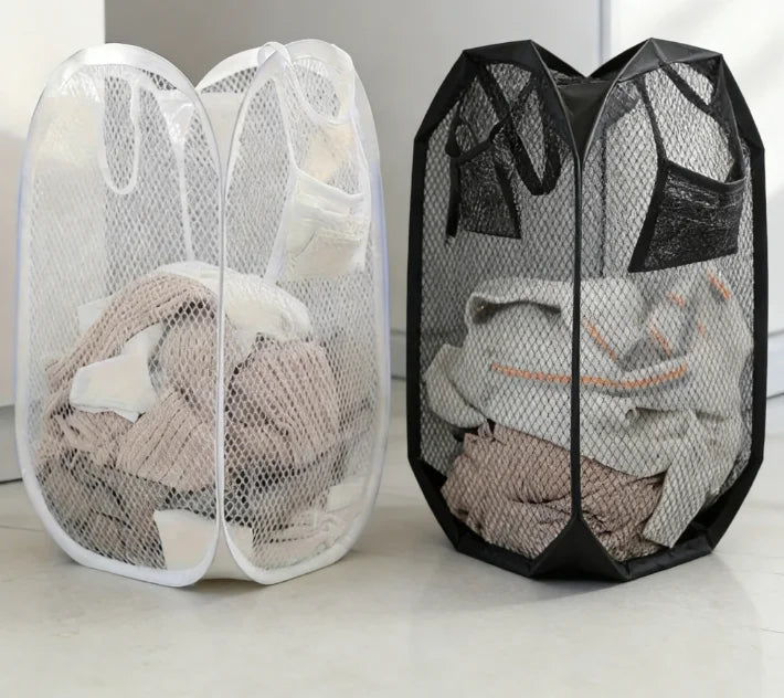 Collapsible Mesh Laundry Basket