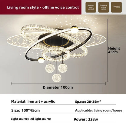 Elliptical Ceiling Lamp