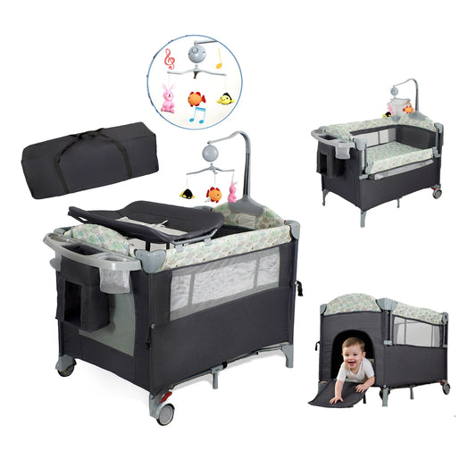Steanny Pack n Play, Playard with Bassinet
