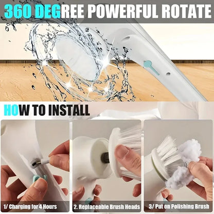 Automatic Cleaning Brush