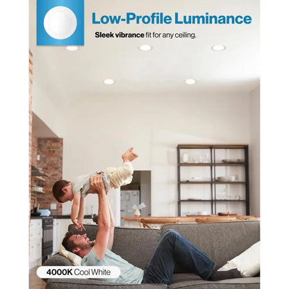 6 Pack Recessed Lighting 6 Inch LED