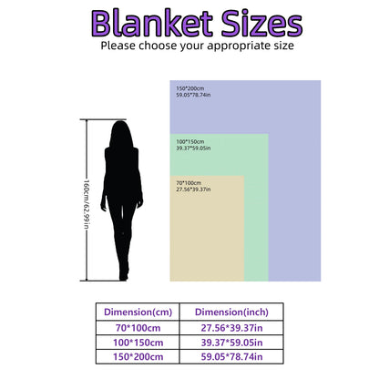 Ultra-Soft 3D Plush 1pc Luxurious Fleece Blanket